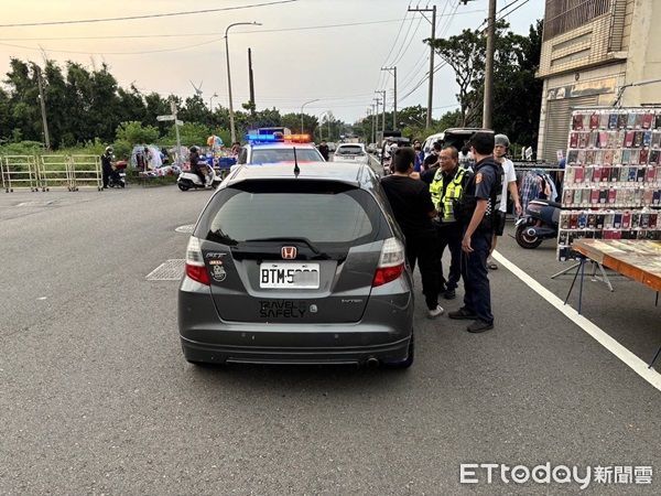 ▲▼大園警方利用AI巡防系統逮到掛偽造車牌違規車輛。（圖／大園警分局提供）