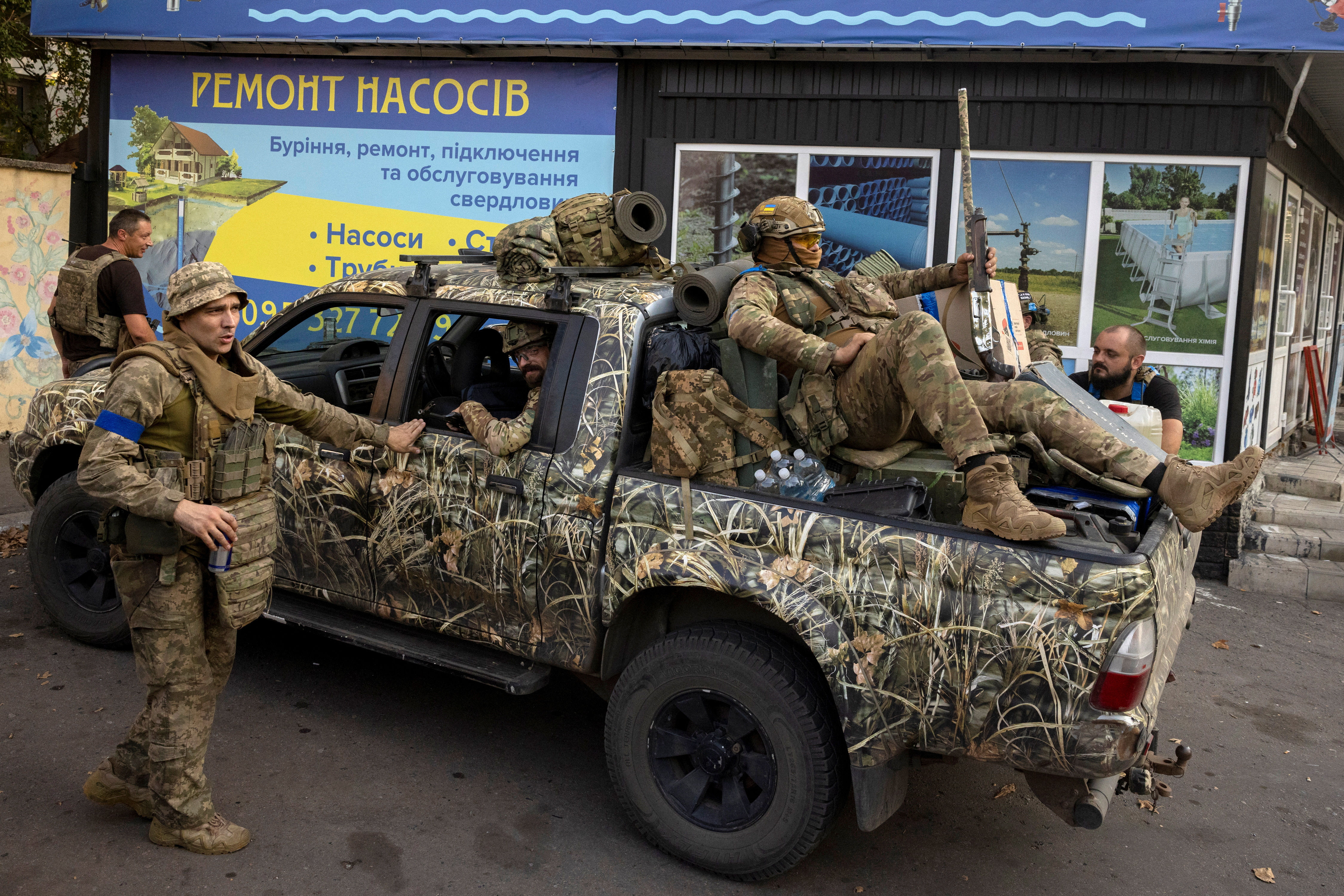 ▲▼ 烏克蘭士兵,烏軍後勤樞紐波克羅夫斯克（Pokrovsk）（圖／路透）