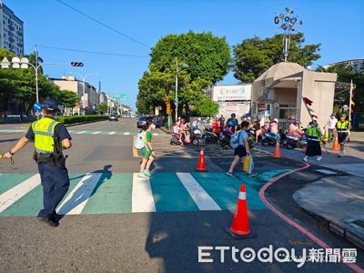 嘉義市「護童專案」不只開學日　確保校園及周遭路段交通順暢