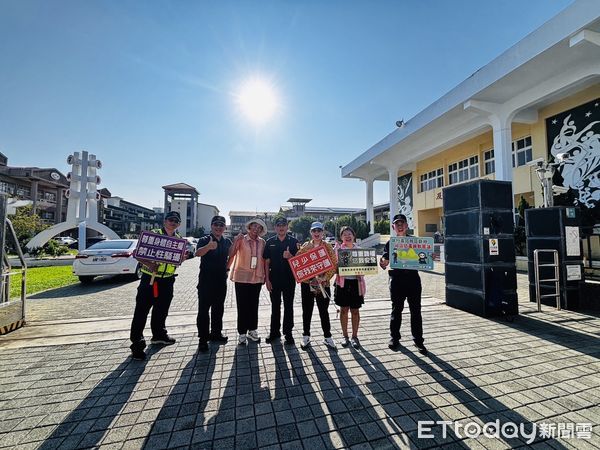 ▲台南市警局於2024年第1學期開學首日啟動「護童專案」勤務，各分局針對轄內214所國小結合民力及志工加強維護學童上學安全。（圖／記者林東良翻攝，下同）