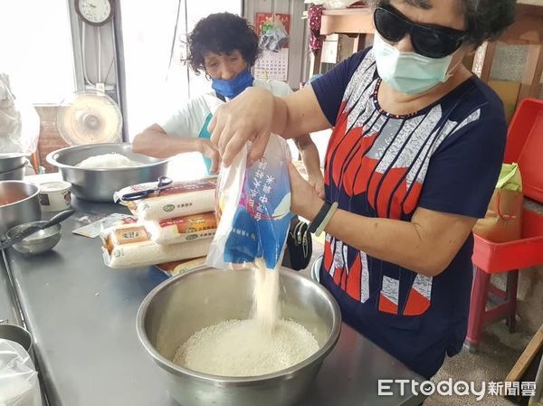 ▲「府城福陽閣」每年特別以募集白米物資活動寄普，今年活動募集尚不理想，呼籲各界伸出援手，募集至9月3日為止。（圖／記者林東良翻攝，下同）