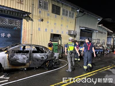 疑索討岳父遺物未果！高雄男縱火燒2車…「身中1刀」倒校園牆角亡