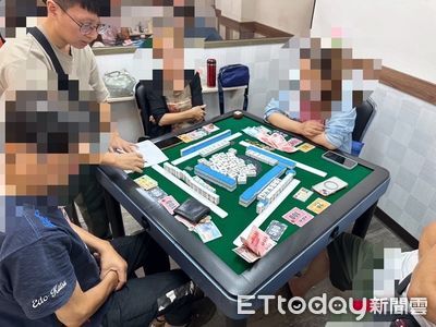 蘆洲非法賭場藏身棋牌社！認真打卡還可領全勤獎　警破門逮37人