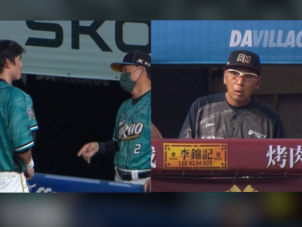 ▲▼           陳文杰、古久保健二  。（圖／CPBL.TV）