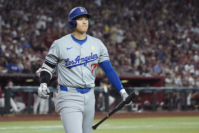 大谷翔平4打數無安打吞3K提早退　道奇被響尾蛇17安打爆