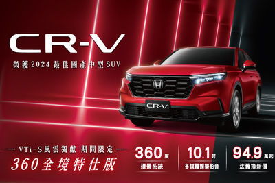 99.9萬、比入門少6萬！台灣「HONDA CR-V特仕版」降價升級2大配備