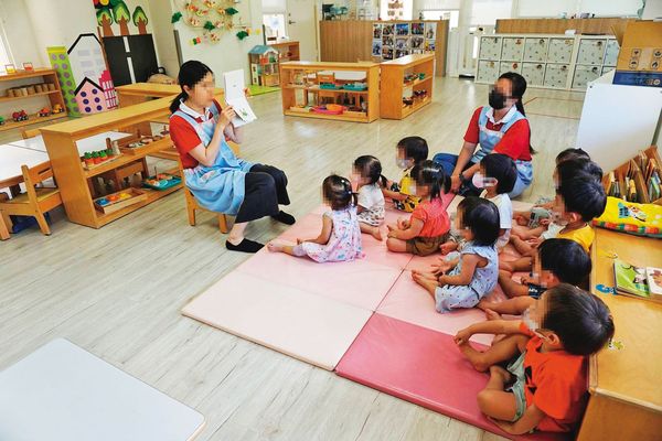 嘉豐幼兒園設施齊全，讓許多家長趨之若鶩，卻爆出多起老師不當對待事件。圖非當事人。（翻攝嘉豐托嬰中心臉書）