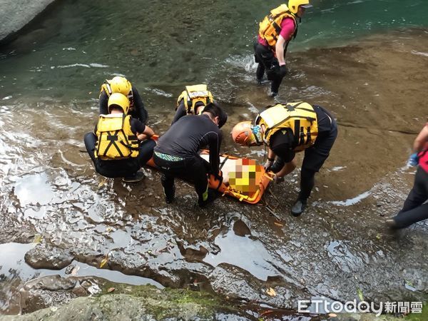 ▲▼ 桃園市復興區宇內溪滑水道驚傳20歲男子溺斃。（圖／記者楊熾興翻攝）