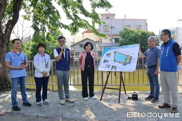 ▲雲林縣政府為強化西螺鎮程氏家廟周邊環境景觀的重整，並改善西螺鎮中山路至埔心路及埔心路至東南路交通，斥資550萬進行程氏家廟周邊景觀改善工程。（圖／記者蔡佩旻翻攝）