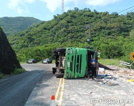 ▲台九線屏東縣獅子鄉交通事故             。（圖／記者陳崑福翻攝）