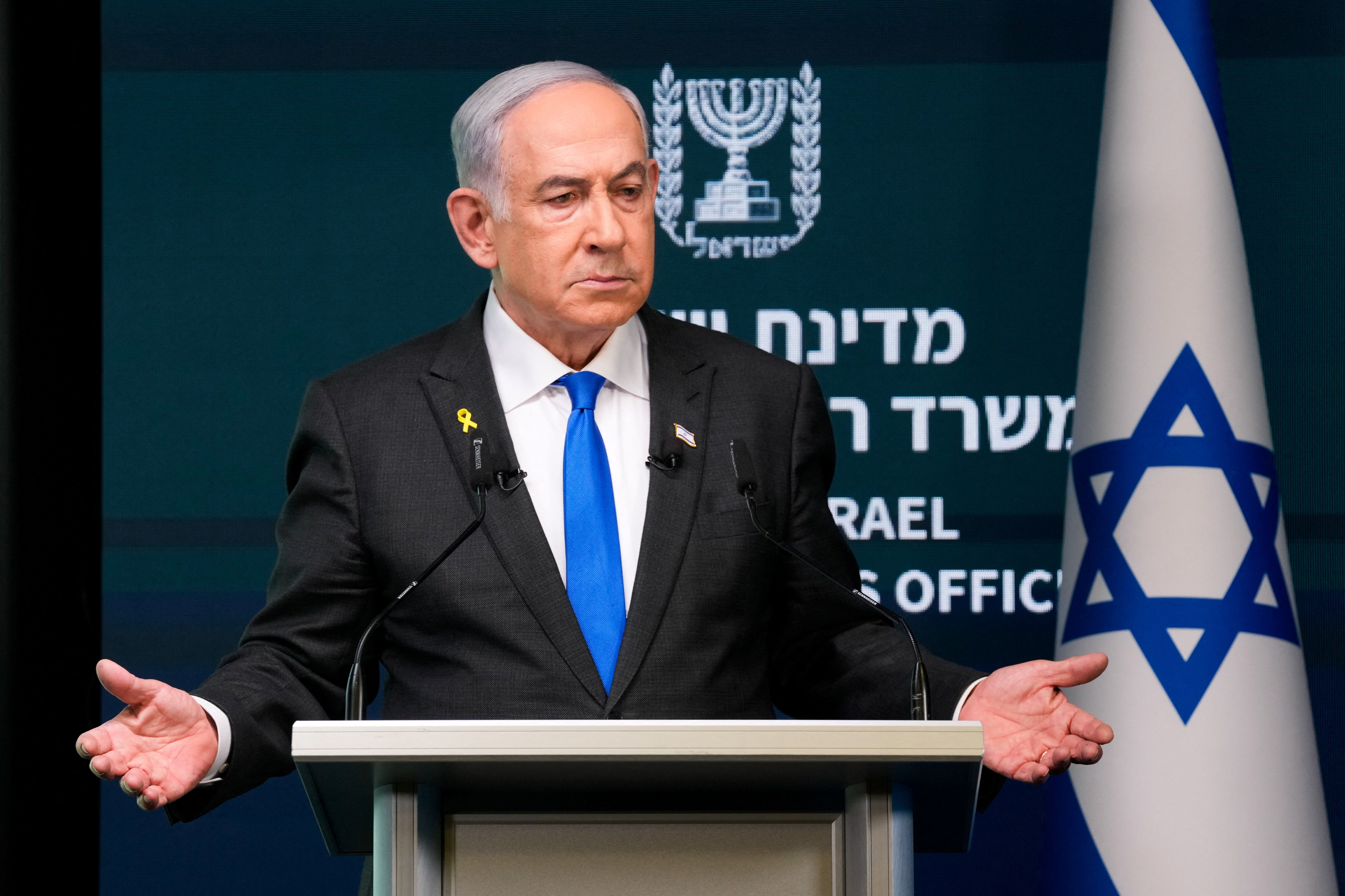 ▲▼以色列總理納坦雅胡（Benjamin Netanyahu）堅持以軍必須駐留在加薩南部的「費城走廊」（Philadelphi corridor）。（圖／路透）