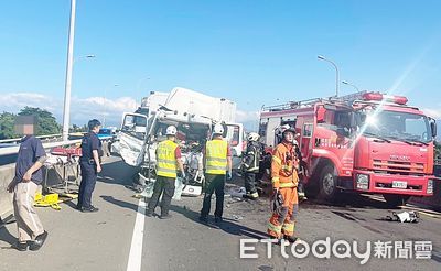 快訊／台66線大貨車失控追撞3車　遇下班車潮...後方狂塞3km