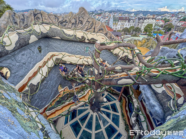 ▲▼越南大叻瘋狂屋，大叻奇怪屋，大叻瘋狂之家、越南大叻恆娥別墅。（圖／記者蔡玟君攝）