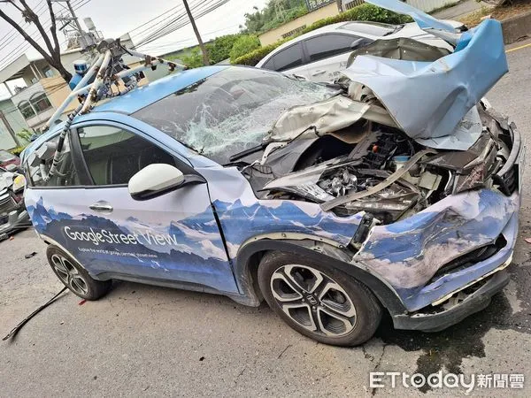 ▲Google街景車車禍。（圖／記者吳奕靖翻攝）