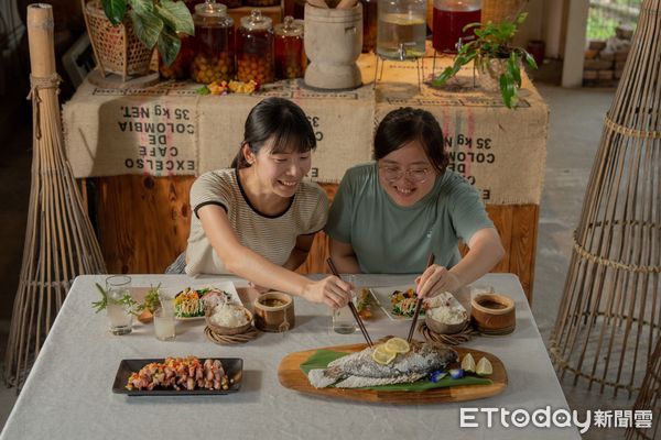 ▲「支亞干部落」，從太魯閣族婦女擅長的編織技藝文化中，感受到大自然素材的柔韌與專注手作編織的快樂。（圖／縱管處提供，下同）