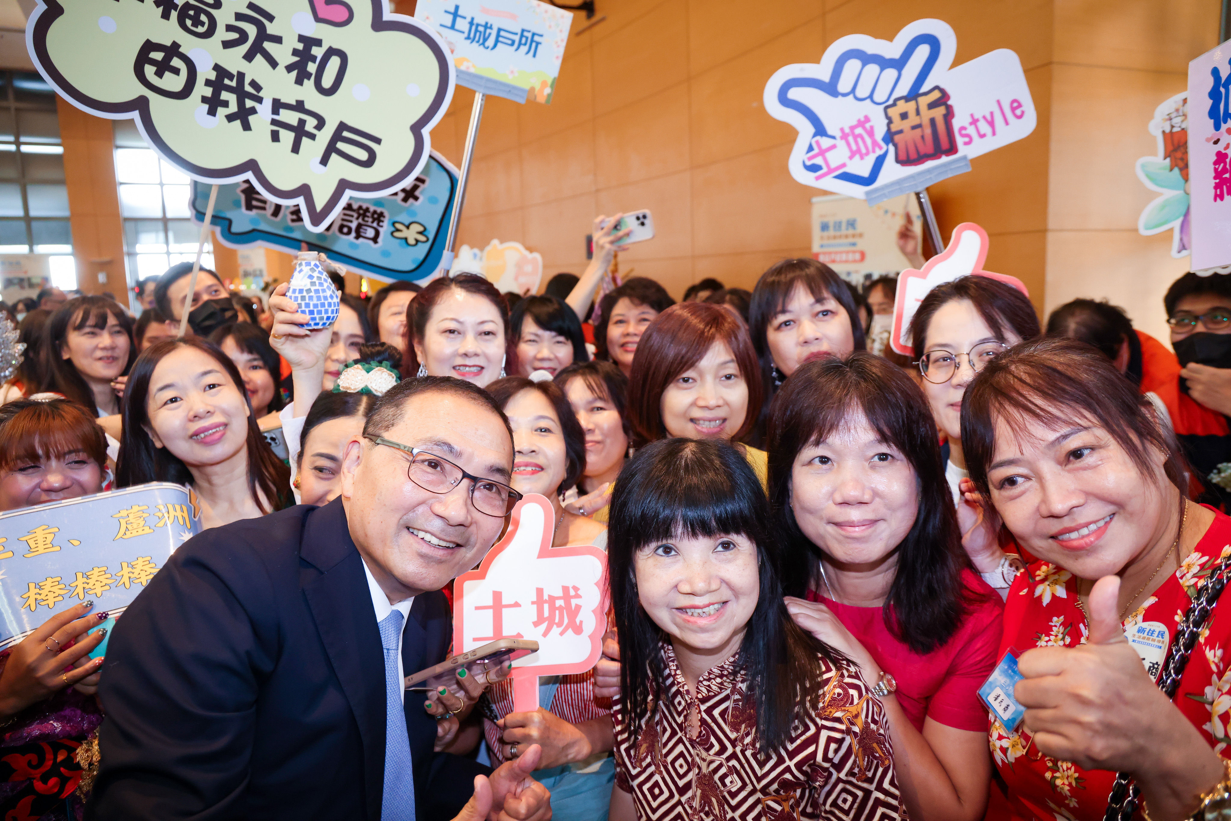 ▲新住民生活適應輔導班結業典禮。（圖／新北市民政局提供）