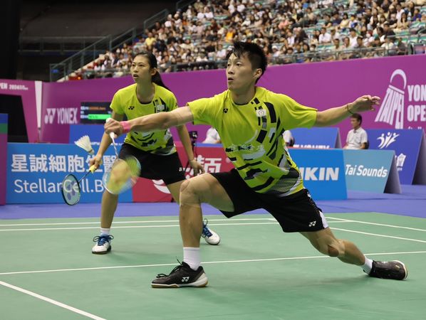 ▲台北羽球公開賽，楊博軒、胡綾芳。（圖／台北羽球公開賽提供）