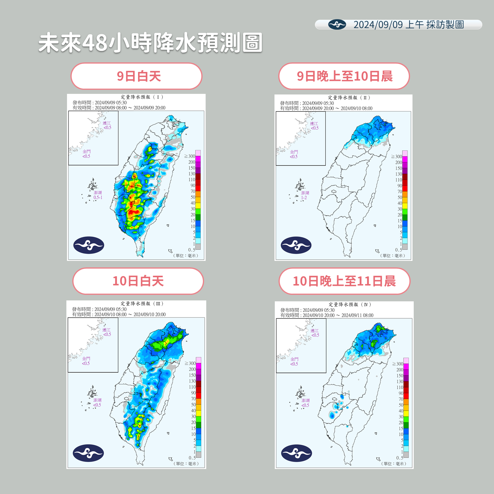 ▲▼未來天氣趨勢。（圖／氣象署提供）