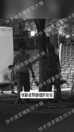 ▲張新成、李蘭迪被拍到深夜約會的甜蜜畫面。（圖／翻攝自微博）