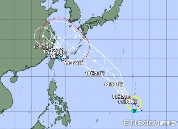 ▲▼貝碧佳颱風生成。（圖／取自日本氣象廳網站）