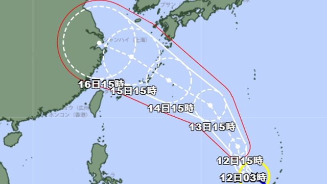 ▲▼颱風貝碧佳續增強 日本氣象廳估14日起影響沖繩。（圖／翻攝日本氣象廳）