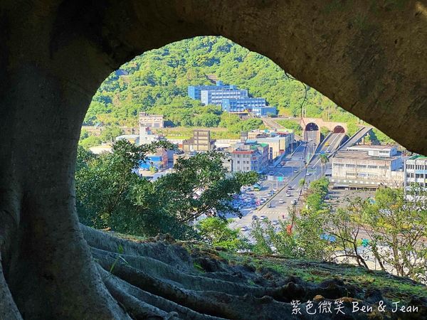 ▲▼巨大老榕，鳥瞰三澳風景、扇形火車庫 ，軍商漁港三合一的美景盡收眼底。（圖／部落客紫色微笑提供）