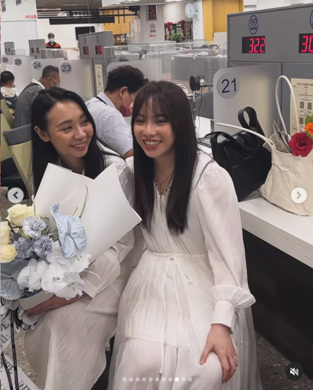 ▲▼同志YTR阿卡貝拉宣佈結婚！　交往5年修成正果。（圖／翻攝自Instagram／caroline3469）