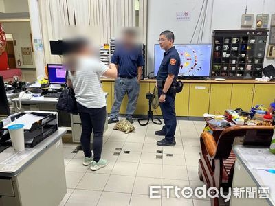 屏東象龜自己開門出走逛大街　恆春警po網找到飼主助返家