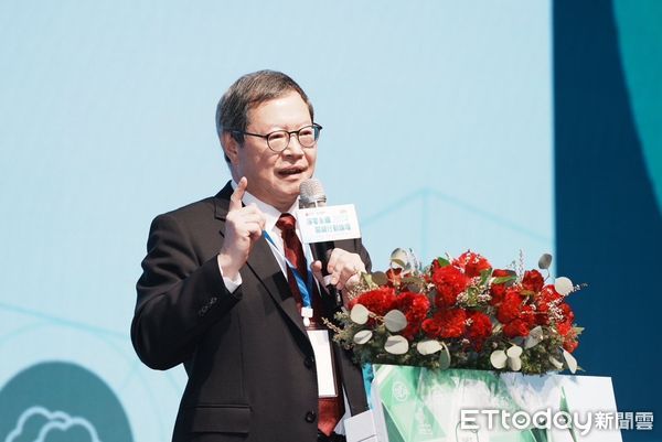 ▲中信銀行副董事長詹庭禎表示，中國信託希望打造永續金融的第一品牌，今年中信銀行與工研院已成功攜手多家企業一起協助產業鏈廠商減碳，期望帶動臺灣產業淨零與數位雙軸轉型發展的契機。（圖／業者提供）