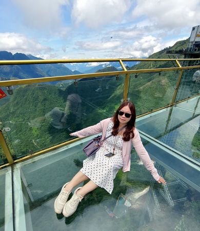 ▲▼龍雲玻璃天空步道，北越沙壩熱門景點、高海拔透明天空步道超刺激。（圖／大口提供）