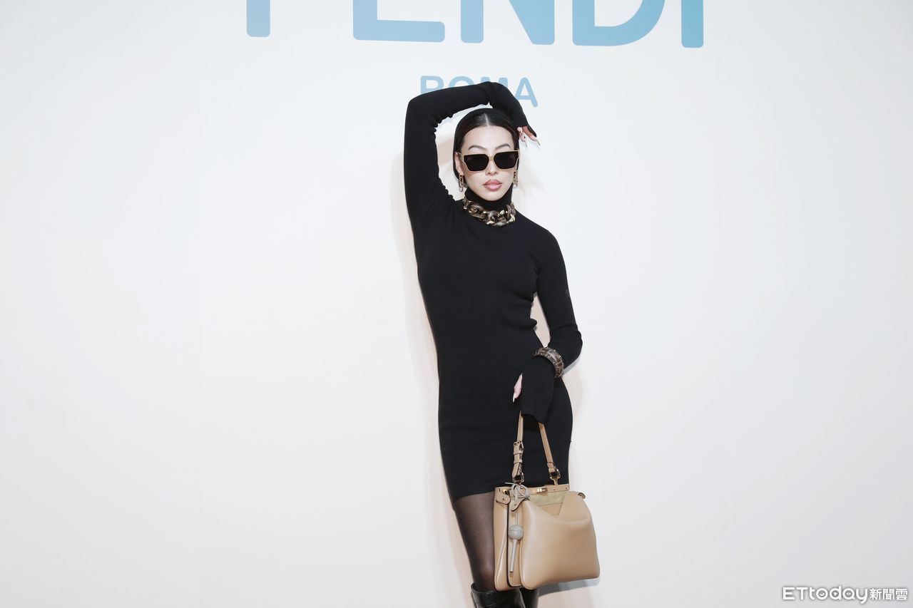 ▲▼FENDI Diamond Towers 精品店 開幕酒會，Dizzy Dizzo 蔡詩芸。（圖／記者周宸亘攝）