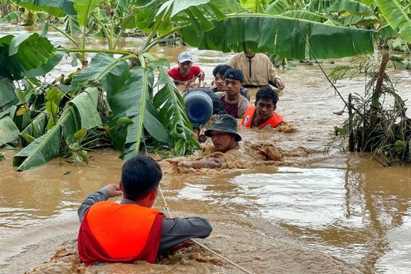 ▲▼受颱風摩羯影響，緬甸多地爆發洪災，目前已造成19人死亡。（圖／翻攝自X）