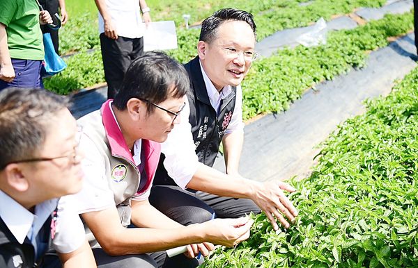 ▲蘇俊賓認為現今中小學營養午餐，應多選擇在地食材，能縮短運輸距離，減少碳足跡。（圖／市府新聞處提供）