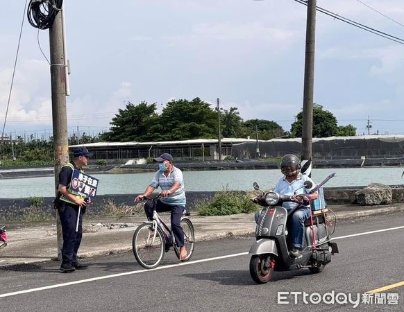 ▲里港警分局於中秋節在鹽埔地區加強交通防制措施            。（圖／記者陳崑福翻攝）