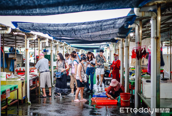 ▲▼澎湖第三漁港的澎湖魚市場。（圖／記者蔡玟君攝）