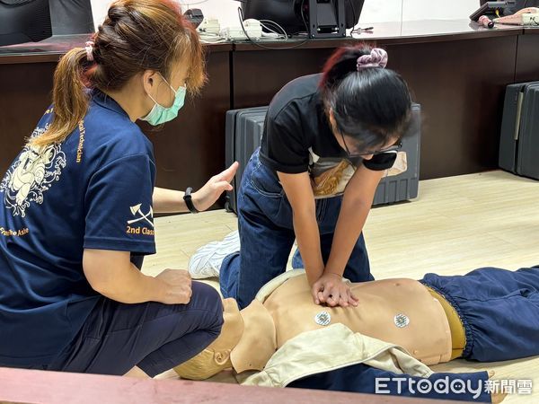 ▲基隆消防局籲全民學習CPR。（圖／記者郭世賢翻攝）