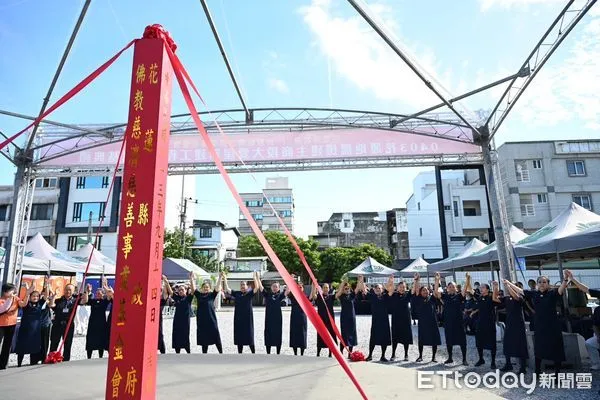 ▲▼佛教慈濟慈善事業基金會協助援建「大愛屋」，舉行新建工程動土奠基典禮儀式。（圖／花蓮縣政府提供，下同）