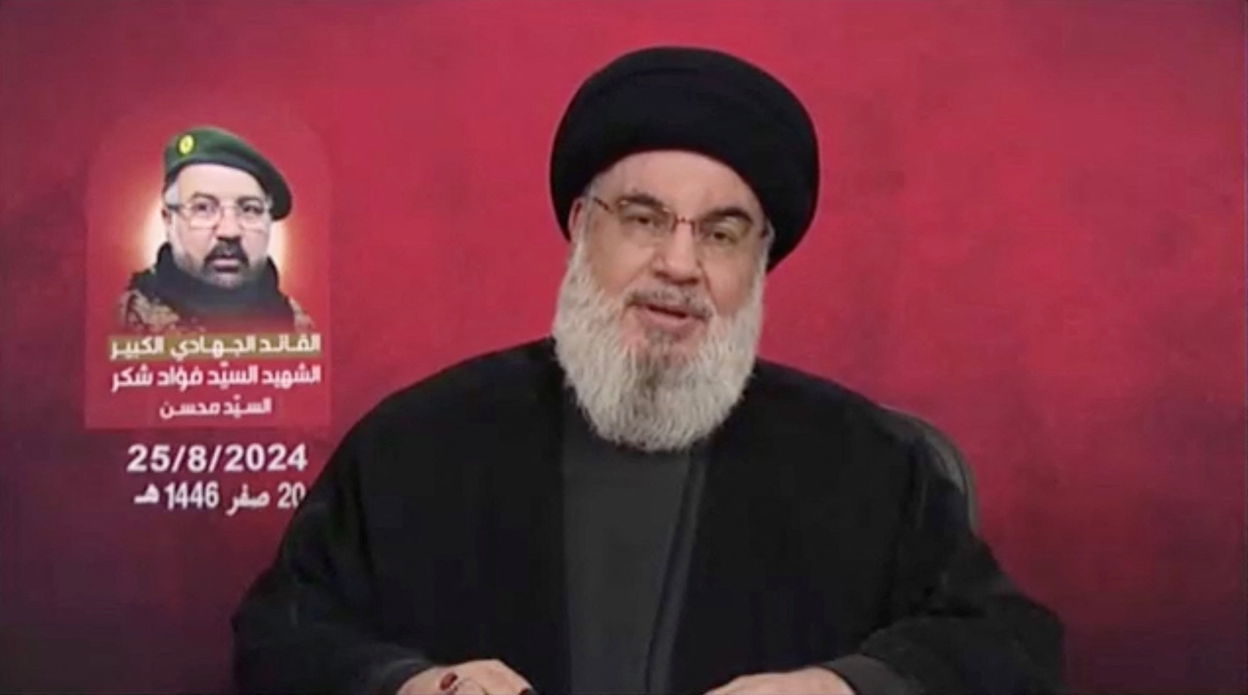 ▲▼ 黎巴嫩真主黨領袖納斯拉勒（Sayyed Hassan Nasrallah） 。（圖／路透）