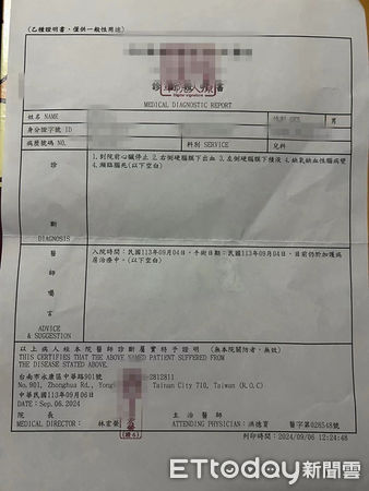 ▲台南發生一起疑保母未在第一時間叫救護車送醫，讓4個月大嬰兒面臨腦死困境糾紛案，家長提告討公道。（圖／記者林東良翻攝，下同）