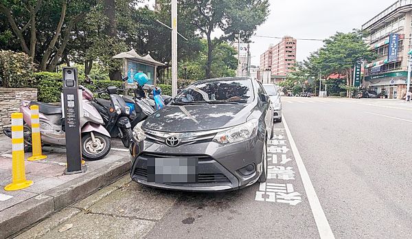 ▲桃園市路邊停車格將全面智慧化，圖為桃園區三民路上的智慧停車柱設施。（圖／市府交通局提供）