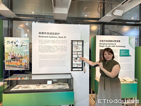 ▲▼文化部即日起至明年2月26日，推出「光浪台流：文學改編影視特展」，展覽由國立台灣文學館策劃，匯集台灣10年來，超過20組文學改編影視的代表作，如《花甲男孩轉大人》、《俗女養成記》、《天橋上的魔術師》等深受大眾喜愛的作品。（圖／記者林育綾攝）