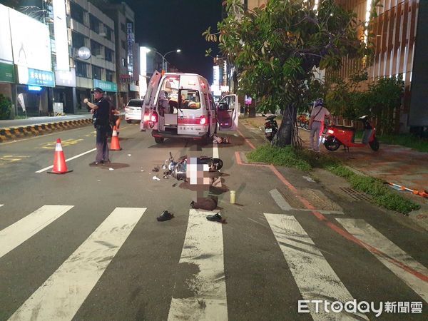 ▲▼      台南死亡車禍       。（圖／記者林東良翻攝）