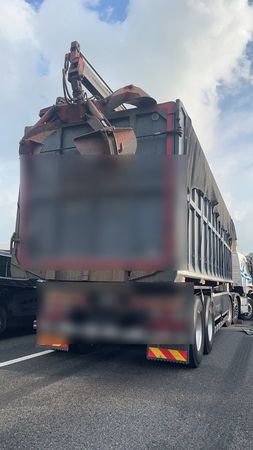 ▲彰化國1彰化路段下午連發生2起車禍。（圖／民眾提供）