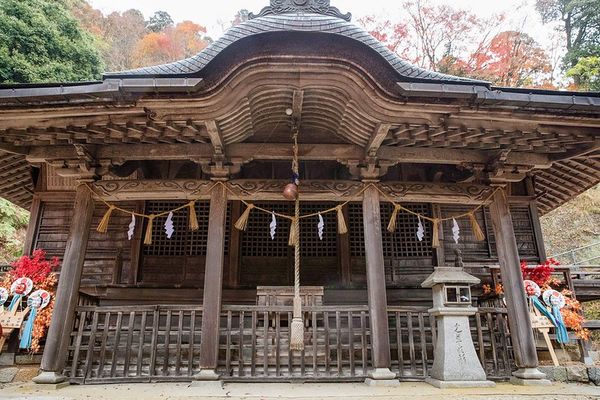 ▲▼日本鳥取智頭紅葉，智頭町紅葉名所因幡古街，700年諏訪神社、日本最美麗的村莊聯盟成員之一             。（圖／小虎提供）