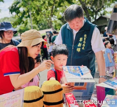 ▲台南市教育局21日國家防災日，在水交社文化園區舉辦親子防災教育共遊共學嘉年華。（圖／記者林東良翻攝，下同）