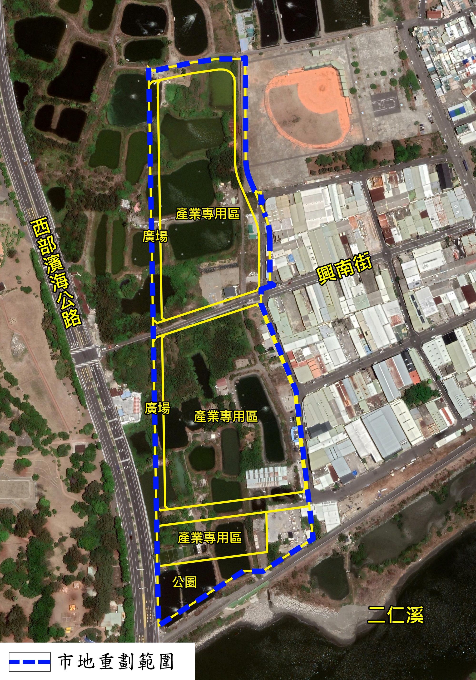 ▲南區「汙14」用地，經內政部都委會審議通過，變更為產業專用區，將提供產業聚集發展新腹地。 （圖／都發局提供）