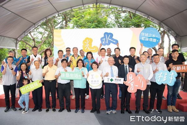 ▲▼   穿城之水藍綠環圈!嘉義市民生公園融合嘉大校園 華麗變身重新啟用  。（圖／嘉義市政府提供）