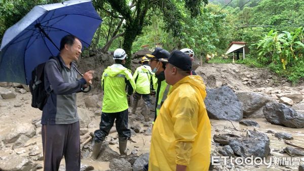 ▲▼高雄六龜發生土石流 。（圖／記者吳世龍翻攝）