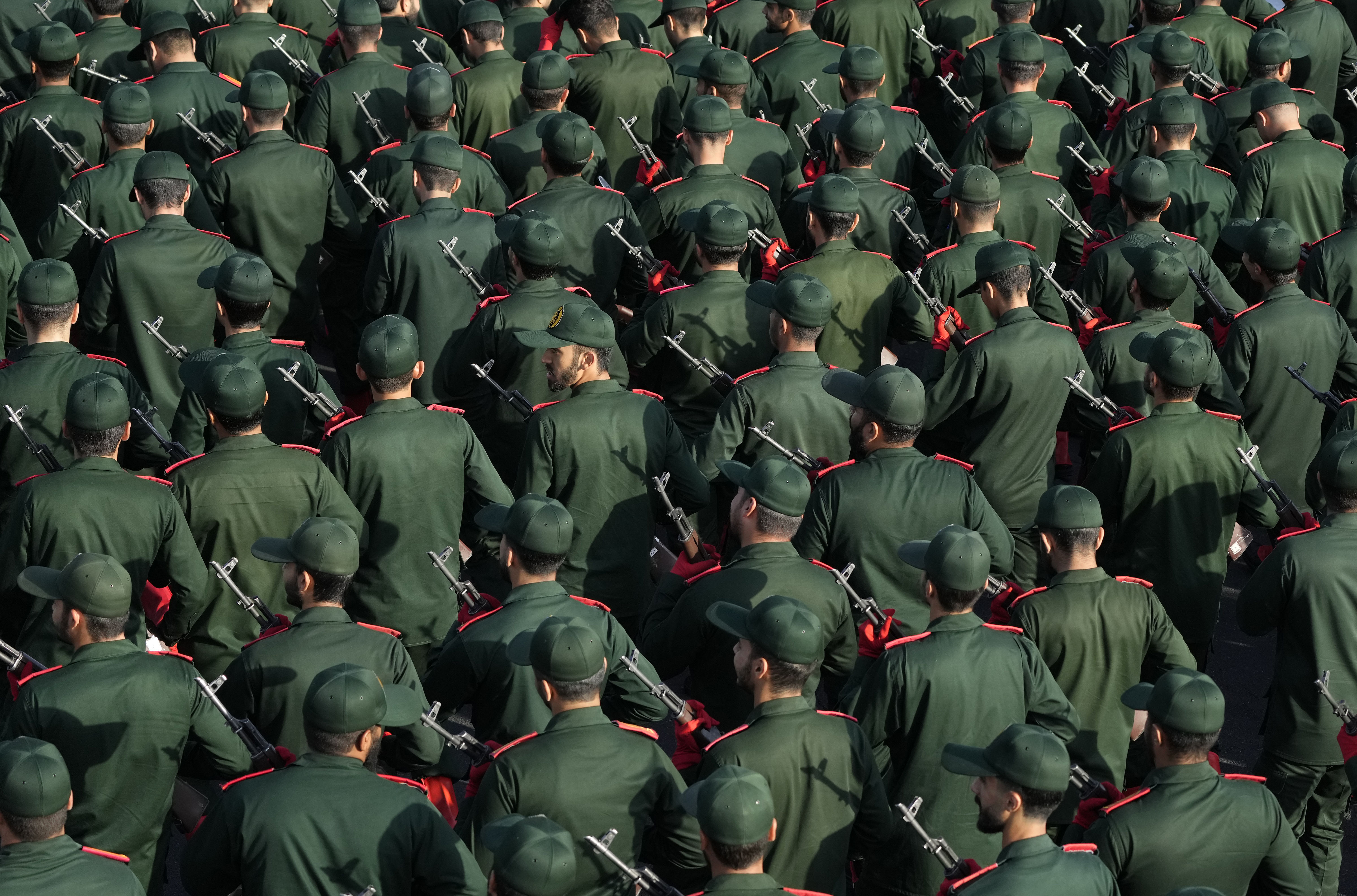 ▲▼ 伊朗精銳部隊伊斯蘭革命衛隊（IRGC）。（圖／達志影像／美聯社）