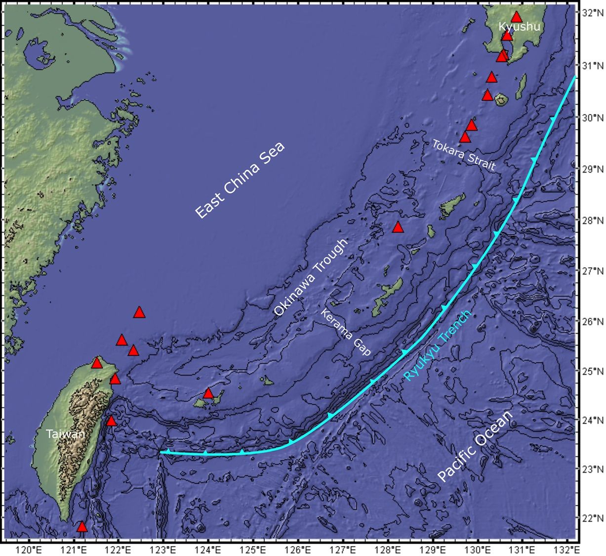 ▲▼日本5.9地震引發海嘯「高50公分」，郭鎧紋表示，台灣也有類似火山結構，見ˋ氣象署下調發布警報標準。（圖／郭鎧紋提供）